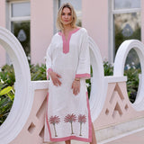 Maison Marigold Dress XS/S / Pink Palm Hampton Kaftan