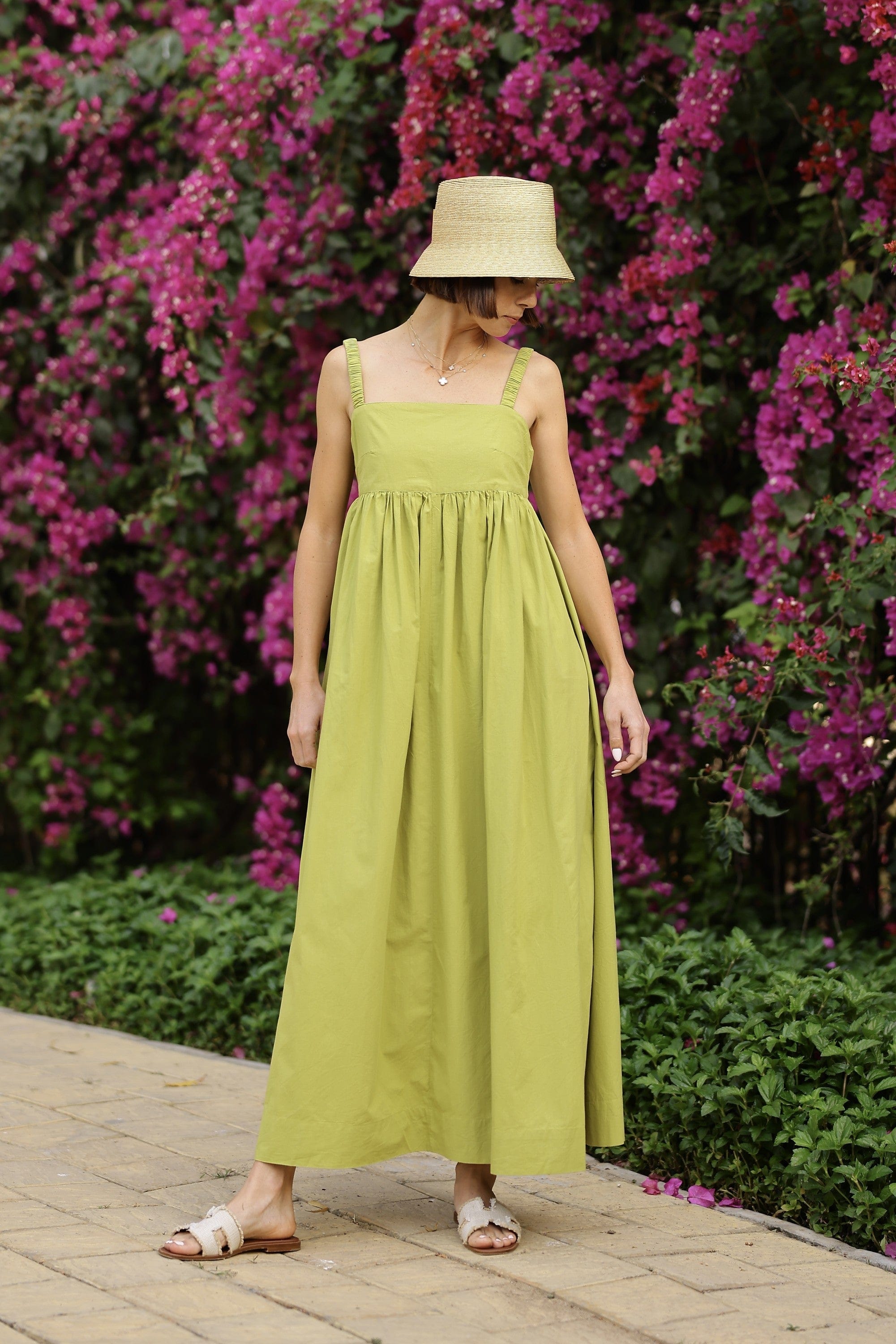 Laguna Sun Dress S / Blue/Green