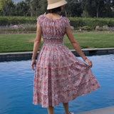 Maison Marigold Dress XS/S / Pink Tile Majorca Midi