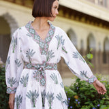 Maison Marigold Dress XS / Blue Palm Mykonos Mini