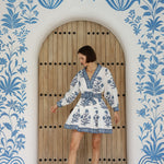 Maison Marigold Dress XS / Indigo Flower Mykonos Mini