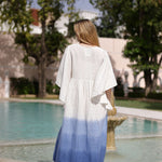 Maison Marigold Dress Nantucket Kaftan Dip Dye