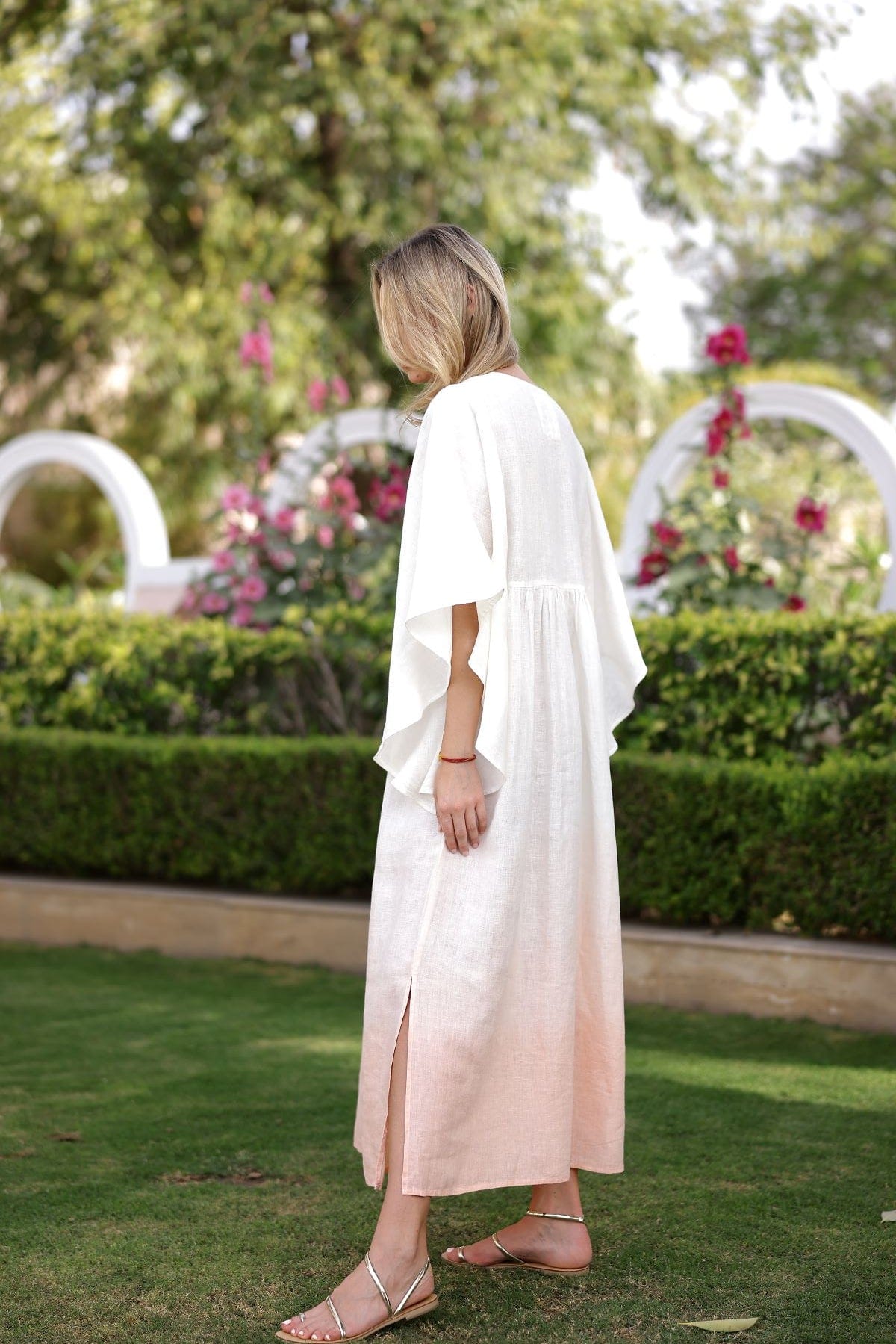 Maison Marigold Dress Nantucket Kaftan Dip Dye
