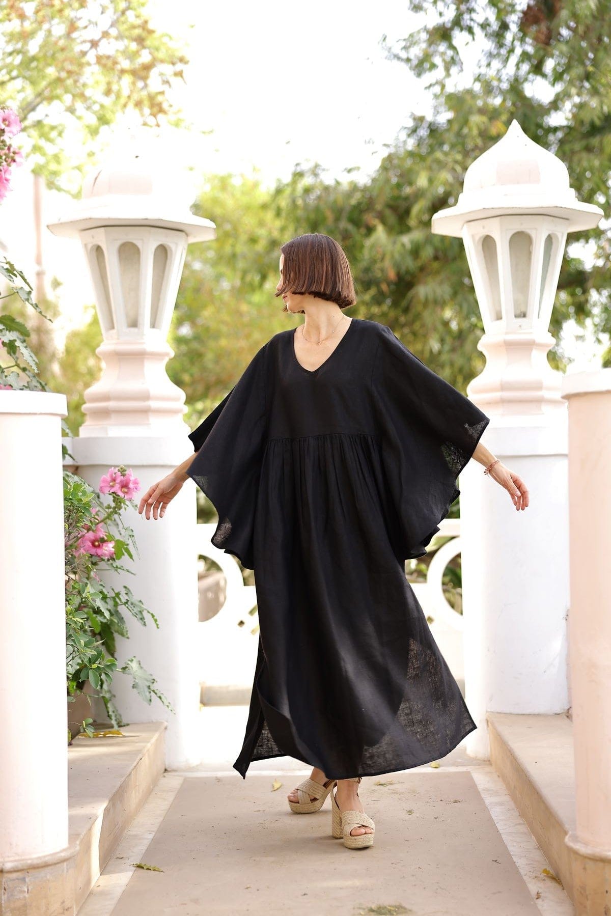 Maison Marigold Dress XS/S / Black Nantucket Kaftan