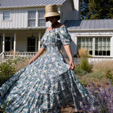 Maison Marigold Dress XS/S / Blue Green Paisley Santorini Maxi