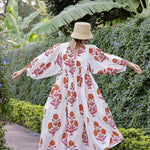 Maison Marigold Dress XS/S / Orange Pink Taj Maxi Dress