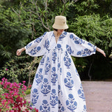 Maison Marigold Dress XS/S / Indigo Flower Taj Maxi Dress