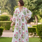 Maison Marigold Dress XS/S / Pink Flower Taj Maxi Dress