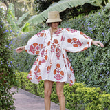 Maison Marigold Dress XS/S / Orange Pink Taj Mini Dress