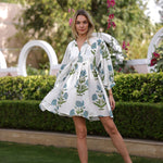 Maison Marigold Dress XS/S / Blue Flower Taj Mini Dress