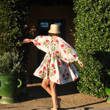Maison Marigold Dress XS/S / Red Flower Taj Mini Dress