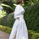 Maison Marigold Skirt S / White Newport Skirt