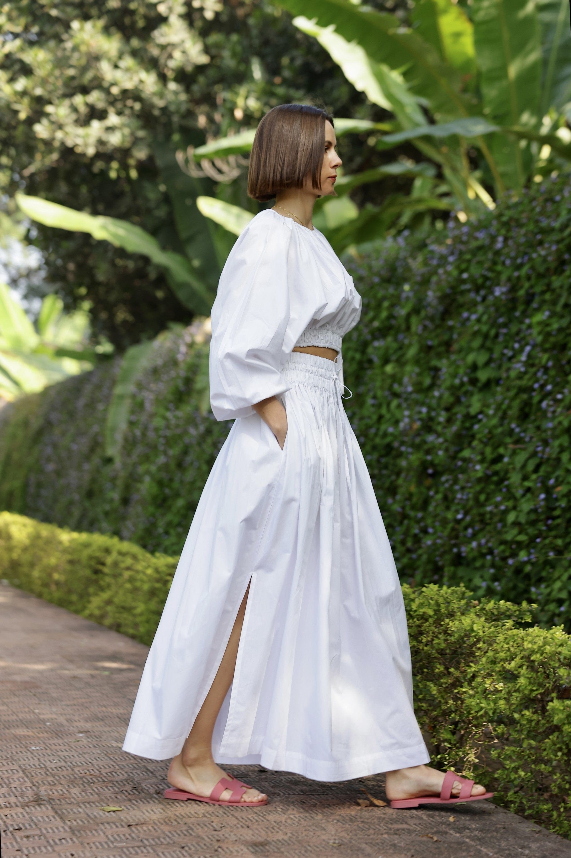 Maison Marigold Skirt S / White Newport Skirt