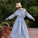 Maison Marigold Skirt S / Blue Stripe Porto Skirt