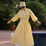 Maison Marigold Skirt S / Yellow Stripe Porto Skirt