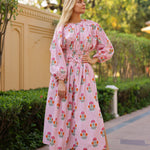 Maison Marigold Top XS/S / Pink Orange Flower Newport Top