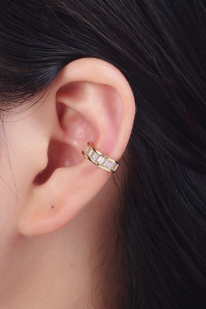 Margot Ferree Jewelry Earrings Baguette Cuff