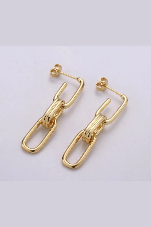 Margot Ferree Jewelry Earrings The Gold Paperclips