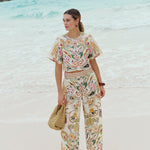 Marie Oliver CABANA-PANT-WOVEN-PRINT BENNETT PANT