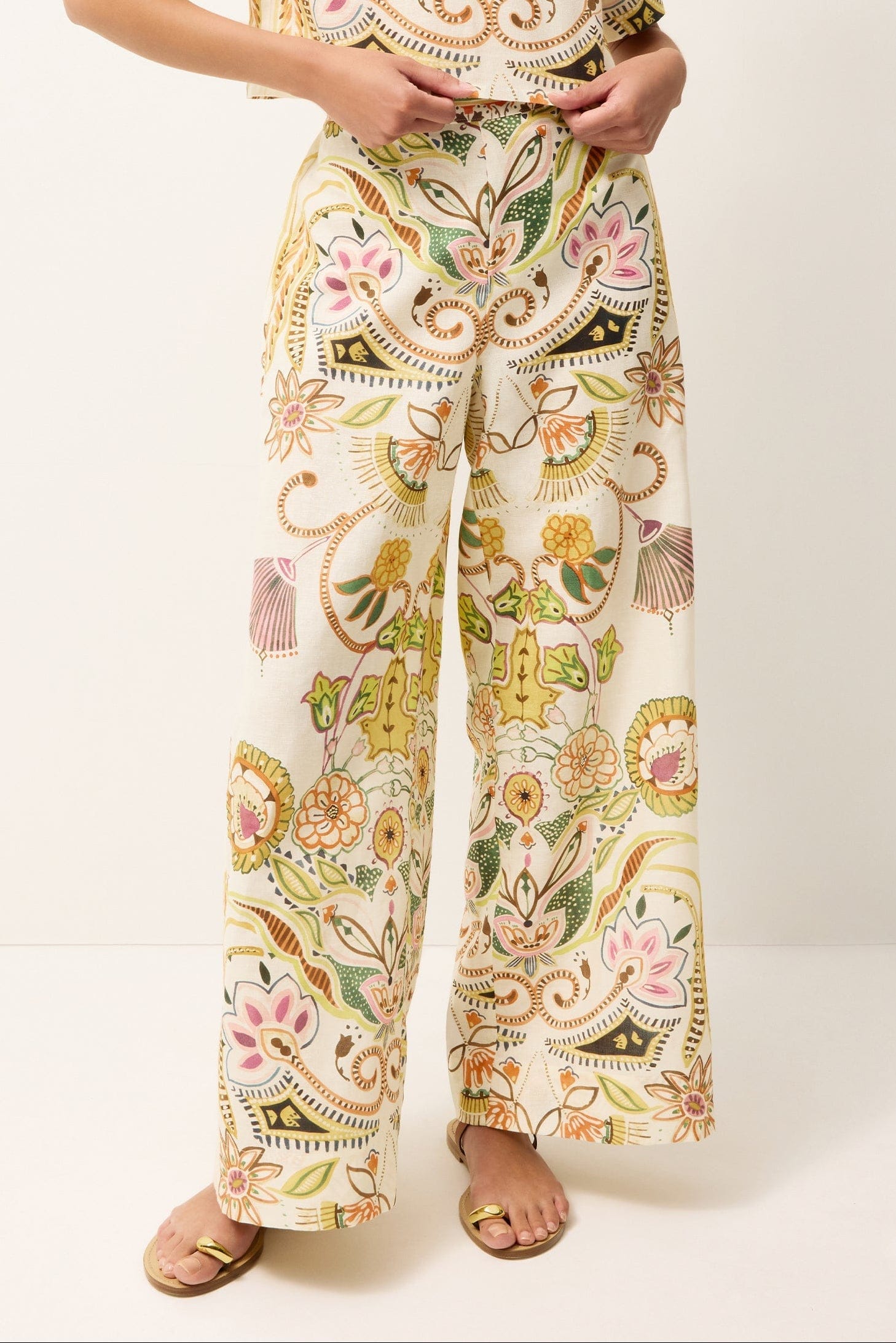 Marie Oliver CABANA-PANT-WOVEN-PRINT BENNETT PANT