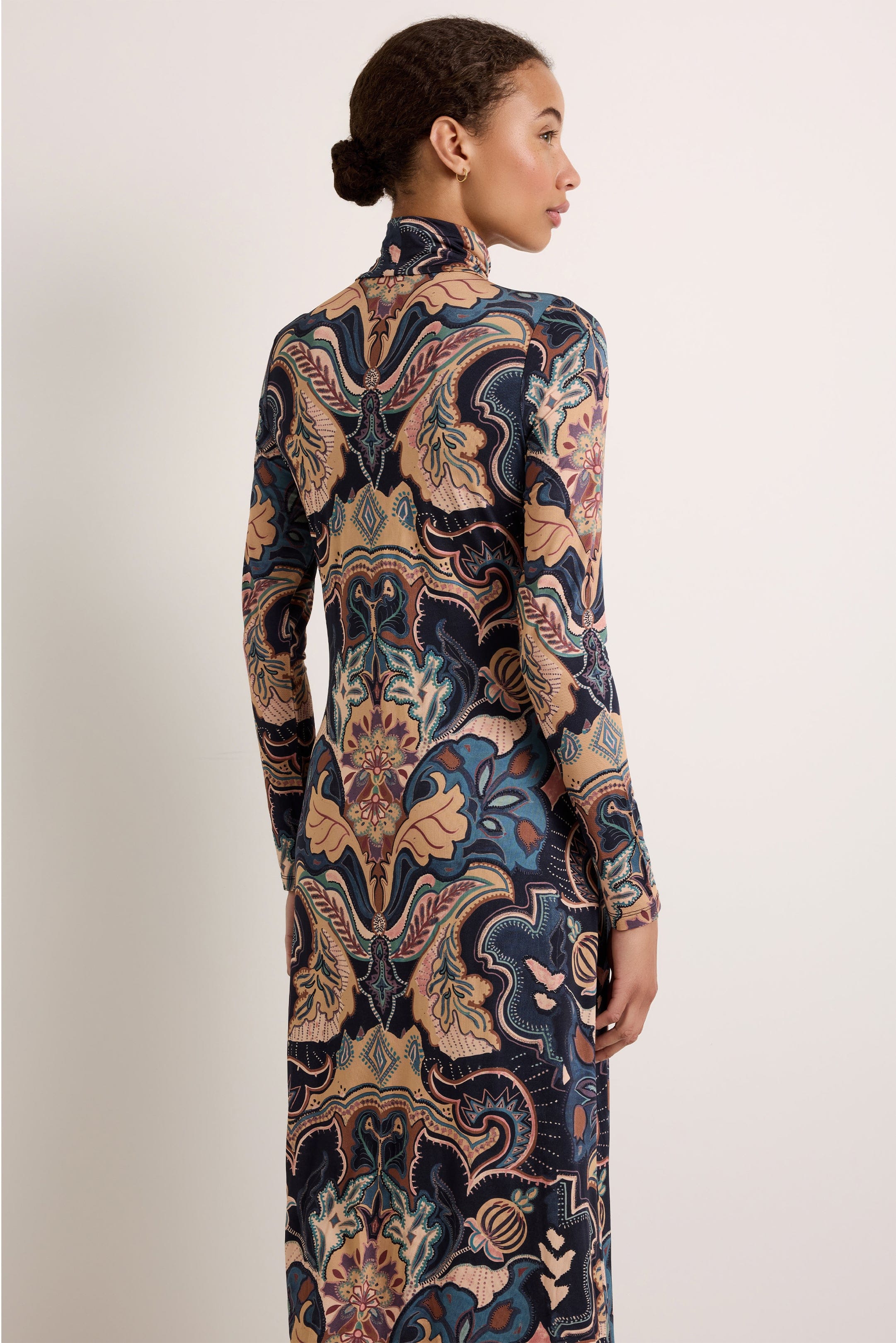 Marie Oliver Paxton Dress in Saddle