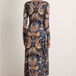 Marie Oliver Paxton Dress in Saddle