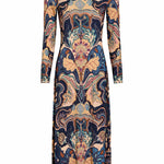 Marie Oliver Paxton Dress in Saddle
