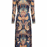 Marie Oliver Paxton Dress in Saddle