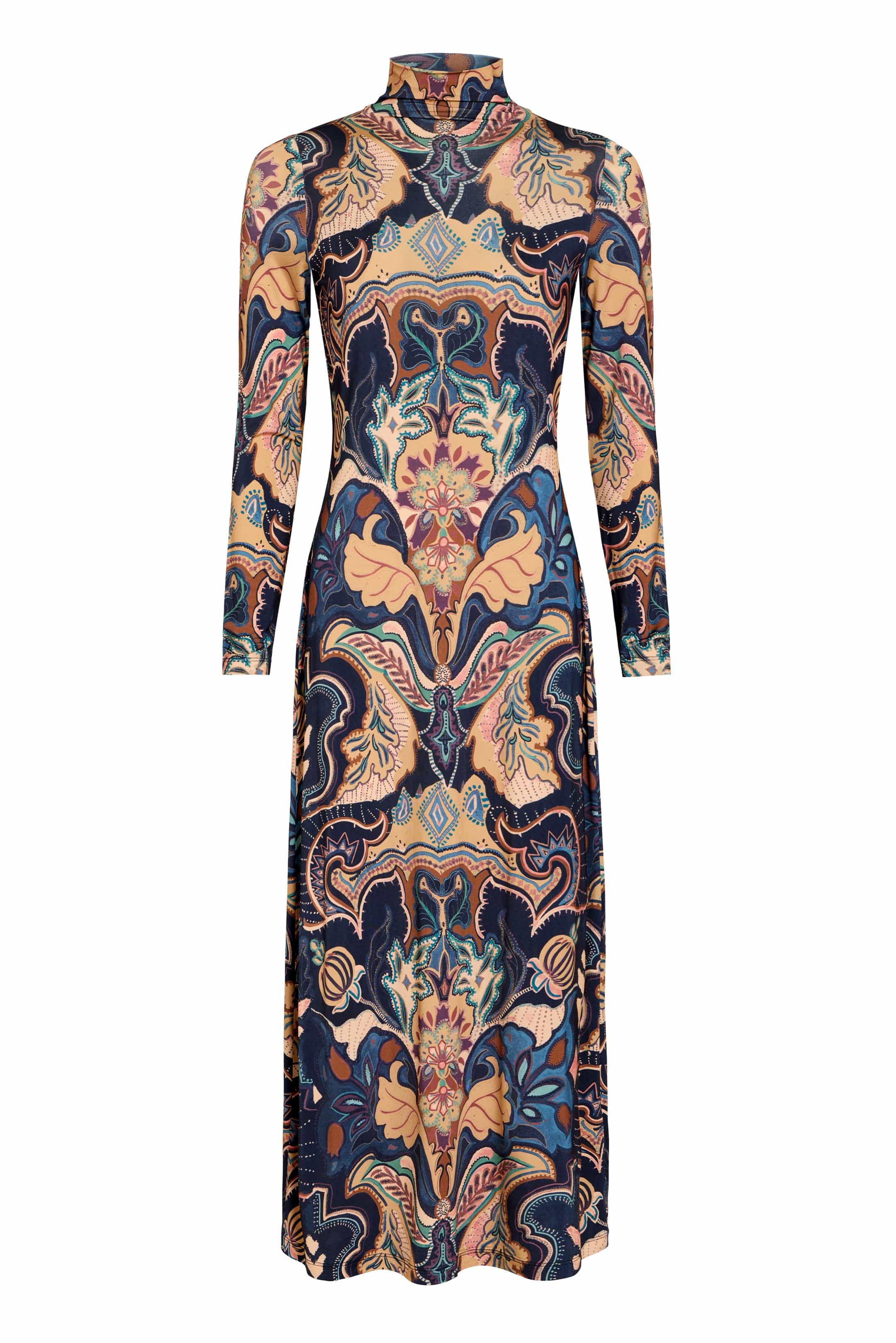 Marie Oliver Paxton Dress in Saddle
