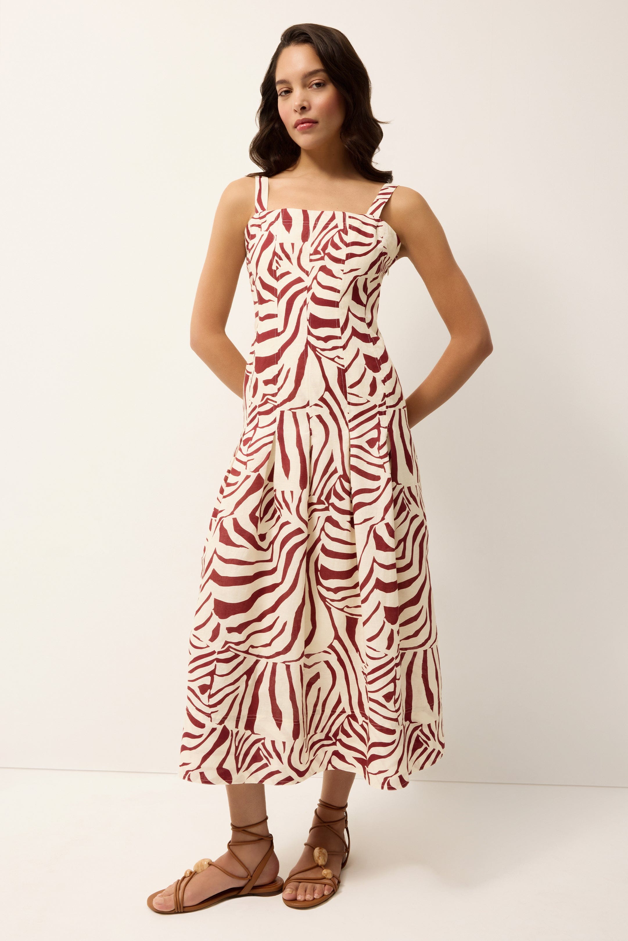 Marie Oliver DRESSES-MAXI-SLVS-WOVEN-PRINT DIXON DRESS