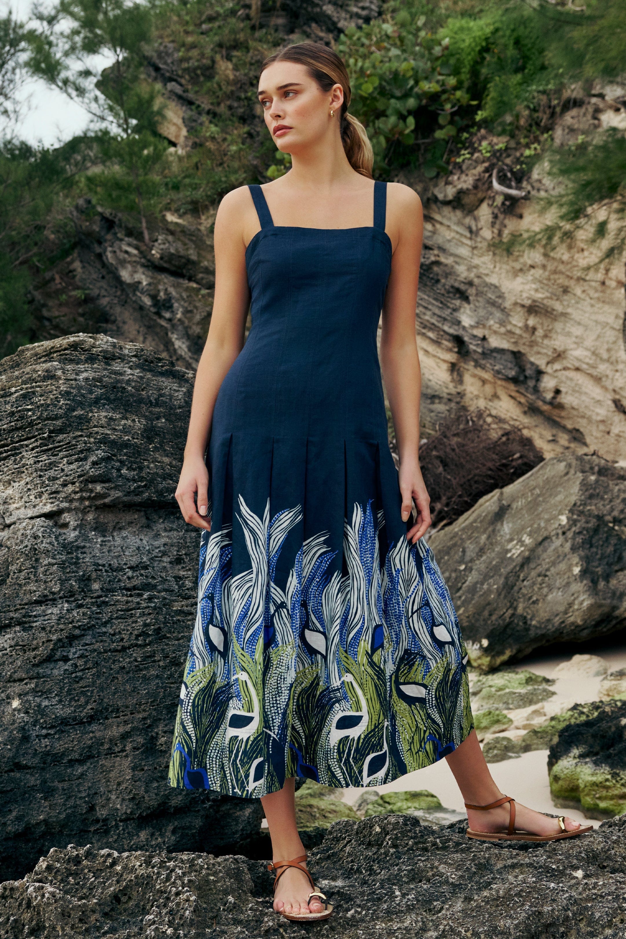 Marie Oliver DRESSES-MAXI-SLVS-WOVEN-PRINT DIXON DRESS