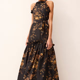 Marie Oliver DRESSES-MAXI-SLVS-WOVEN-PRINT KEENAN DRESS