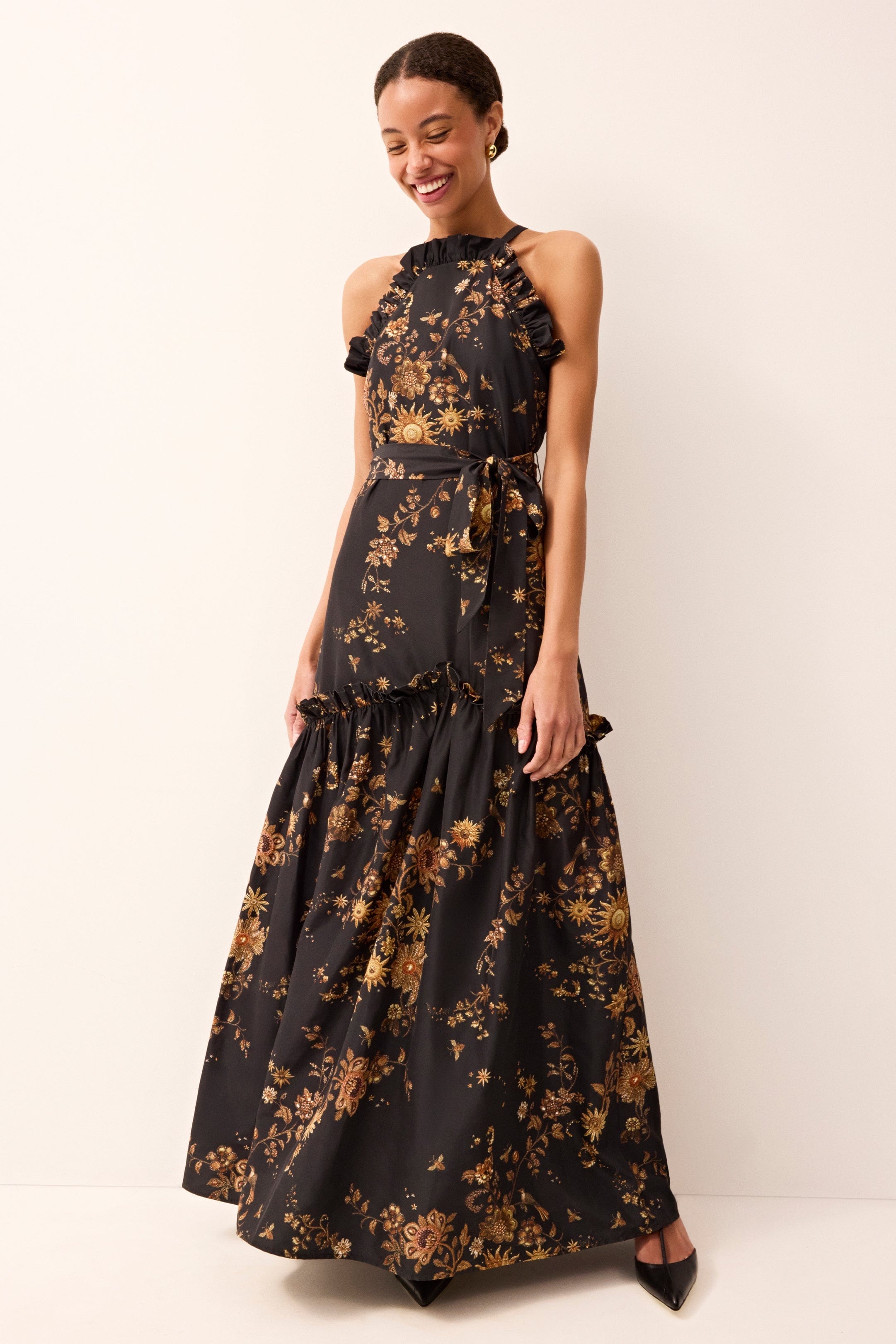 Marie Oliver DRESSES-MAXI-SLVS-WOVEN-PRINT KEENAN DRESS