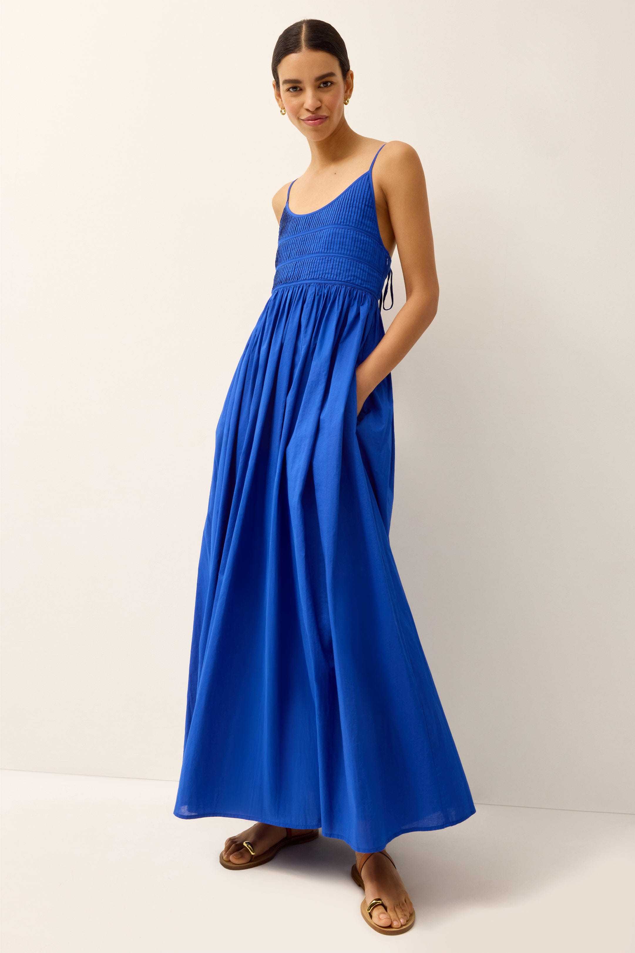 Marie Oliver DRESSES-MAXI-SLVS-WOVEN-SOLID BAILEY DRESS