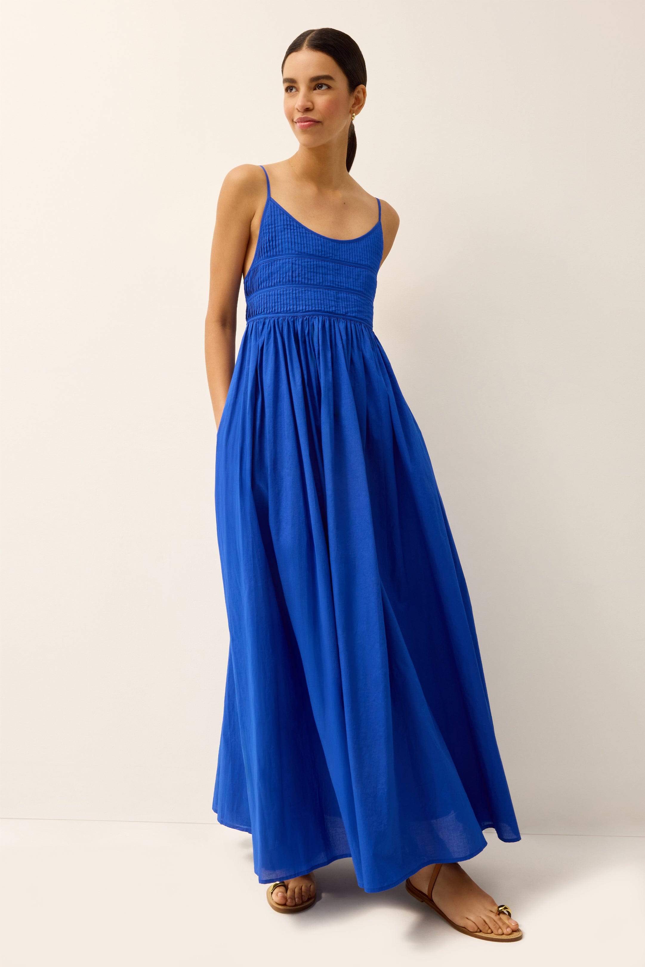 Marie Oliver DRESSES-MAXI-SLVS-WOVEN-SOLID BAILEY DRESS