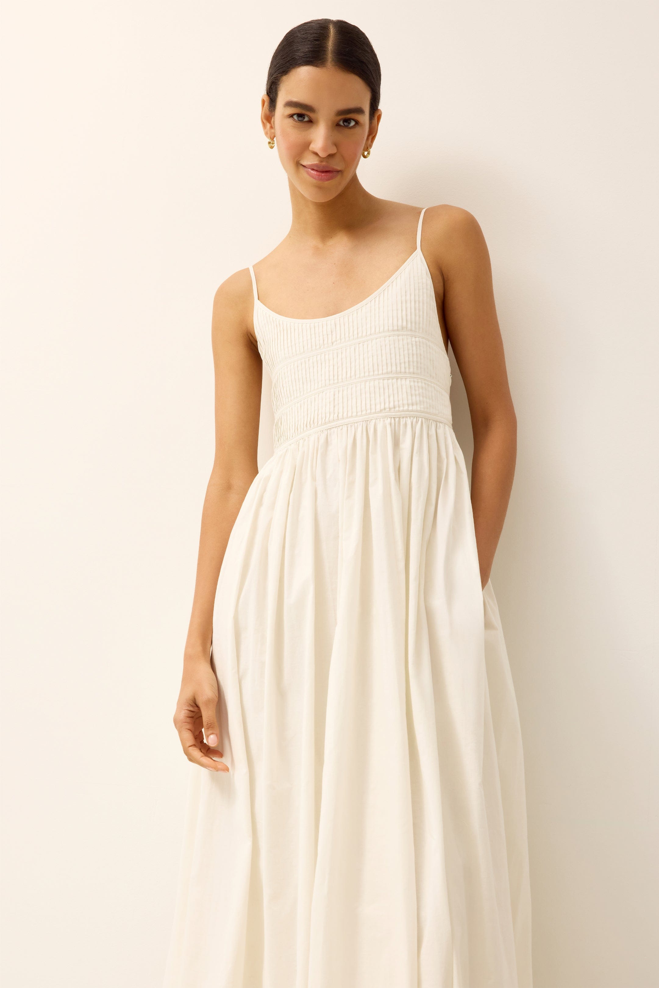 Marie Oliver DRESSES-MAXI-SLVS-WOVEN-SOLID BAILEY DRESS