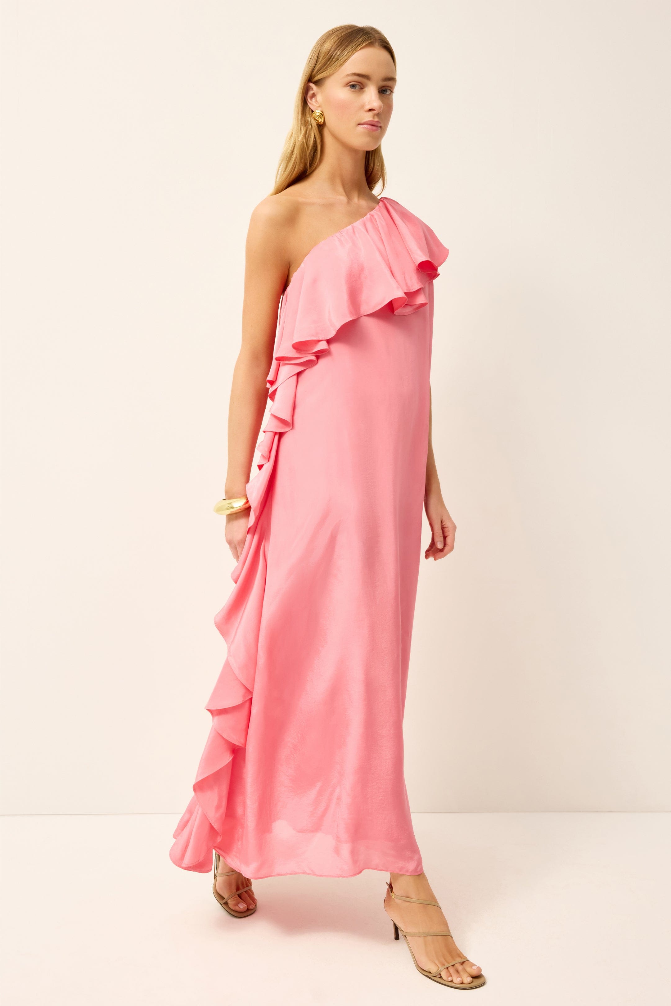 Marie Oliver DRESSES-MAXI-SLVS-WOVEN-SOLID MORA DRESS