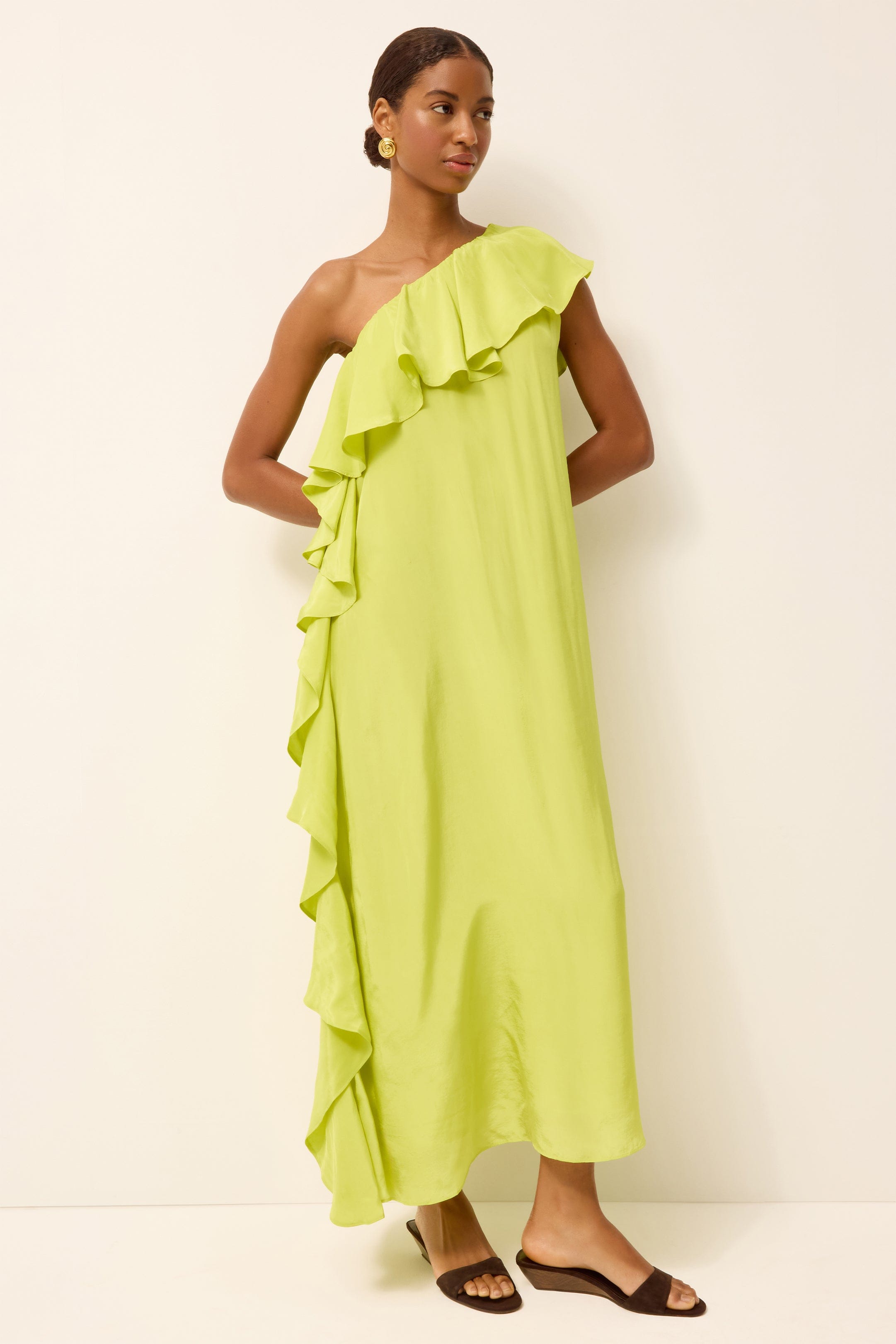 Marie Oliver DRESSES-MAXI-SLVS-WOVEN-SOLID MORA DRESS