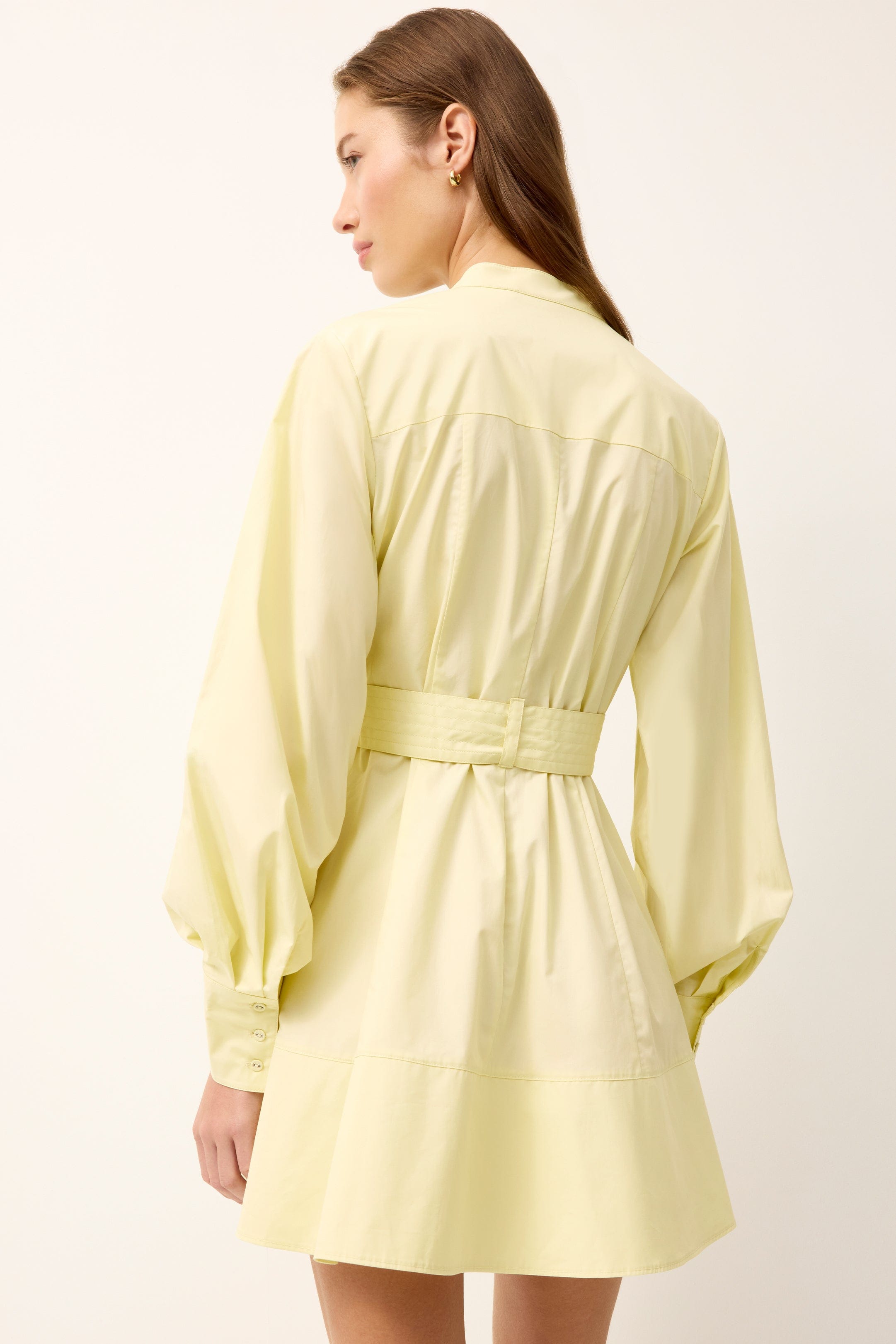 Marie Oliver DRESSES-SHORT-LONG-WOVEN-SOLID HUGHES DRESS