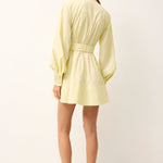 Marie Oliver DRESSES-SHORT-LONG-WOVEN-SOLID HUGHES DRESS