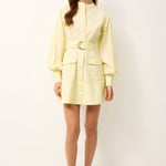 Marie Oliver DRESSES-SHORT-LONG-WOVEN-SOLID HUGHES DRESS
