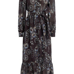 Marie Oliver LONG DRESS-LS-PRINT HANNON DRESS