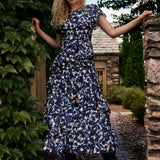 Marie Oliver LONG DRESS-SLVS-WVN-PRINT Quinby Dress