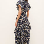 Marie Oliver LONG DRESS-SLVS-WVN-PRINT Quinby Dress