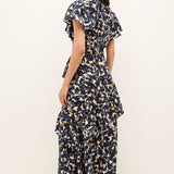 Marie Oliver LONG DRESS-SLVS-WVN-PRINT Quinby Dress