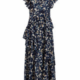 Marie Oliver LONG DRESS-SLVS-WVN-PRINT Quinby Dress