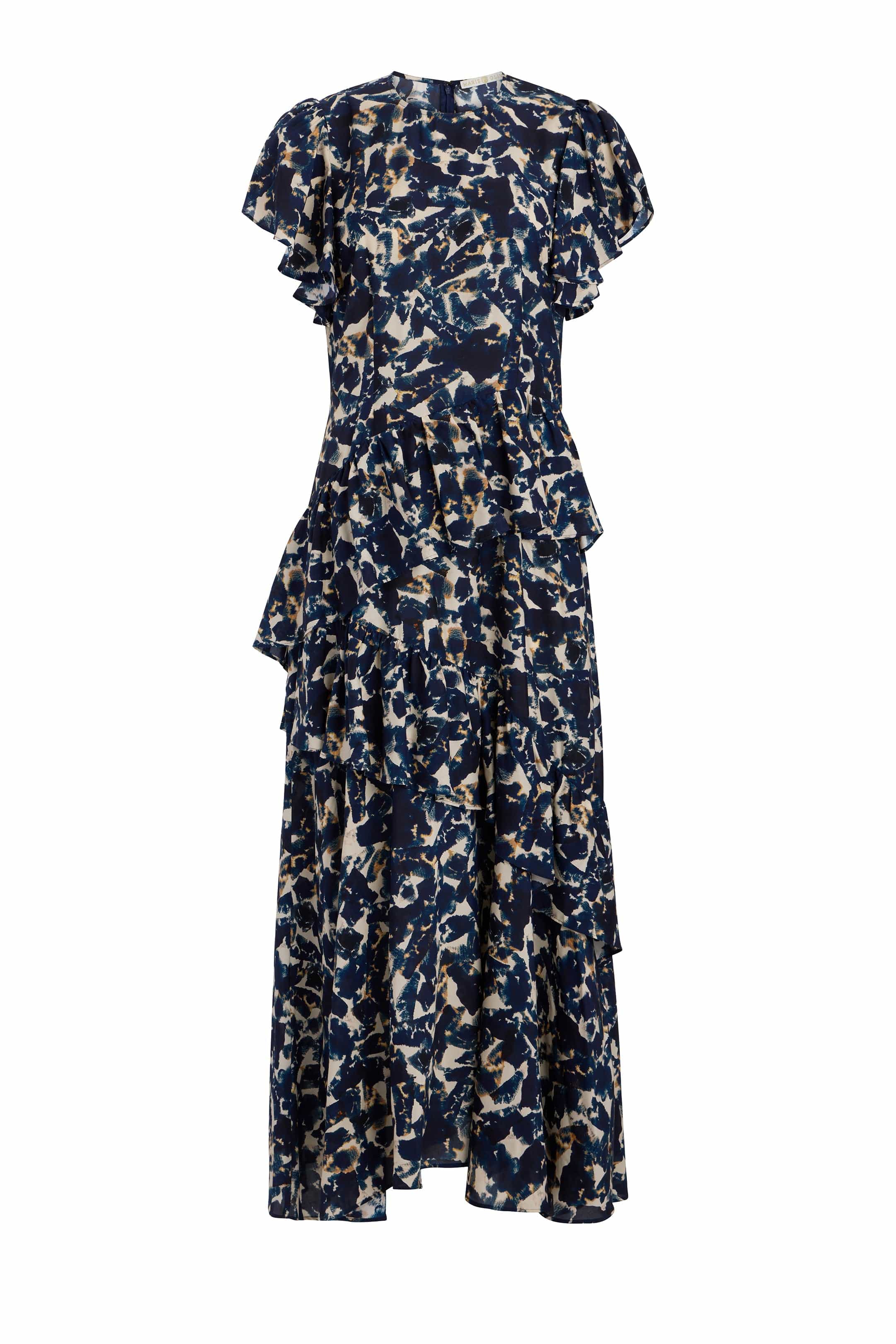 Marie Oliver LONG DRESS-SLVS-WVN-PRINT Quinby Dress