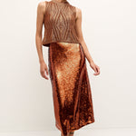 Marie Oliver LONG SKIRT-KNIT-NOVELTY WRAY SKIRT