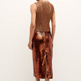 Marie Oliver LONG SKIRT-KNIT-NOVELTY WRAY SKIRT