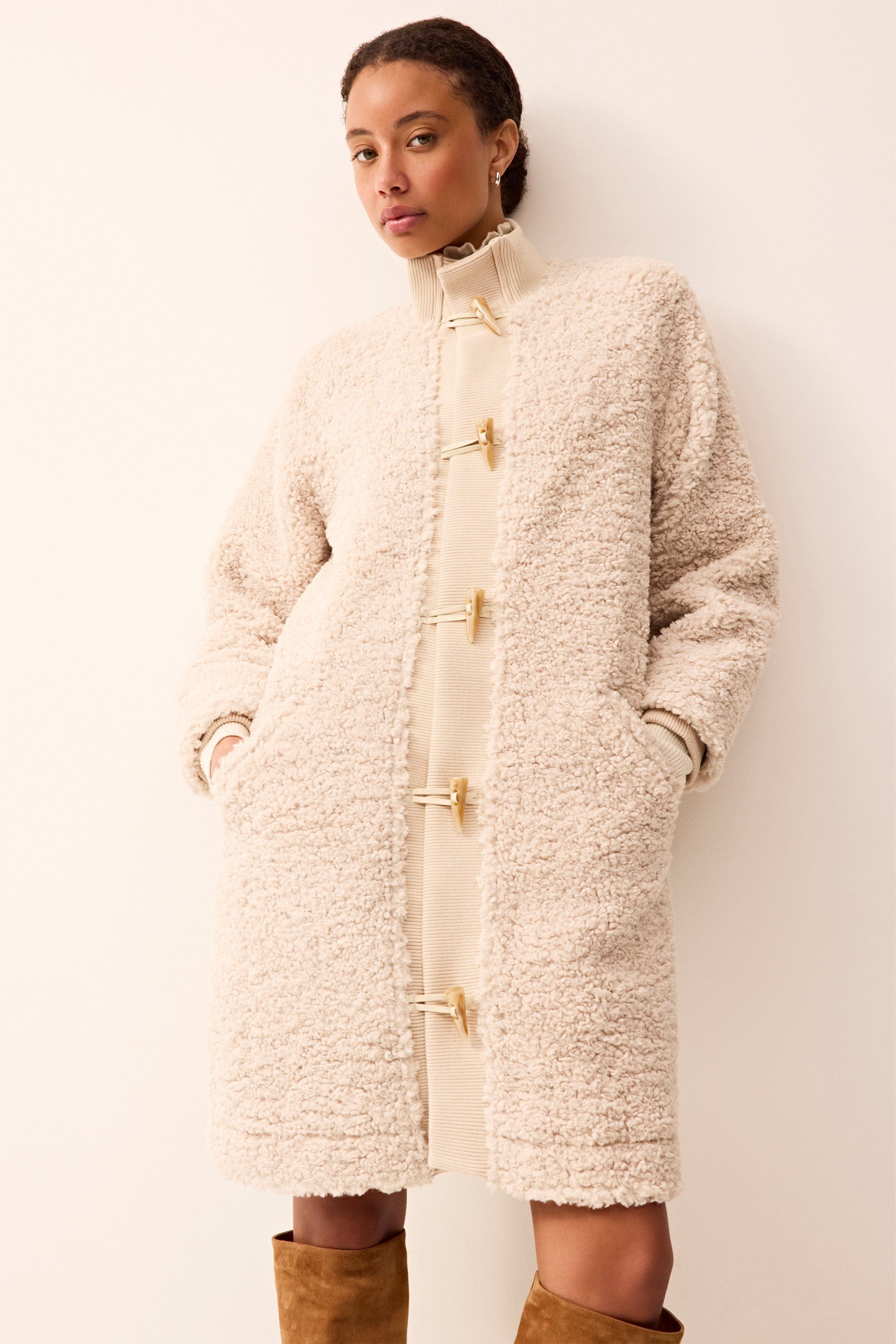 Marie Oliver OUTERWEAR-COAT-LONG-WOVEN-SOLID ANGELINA COAT